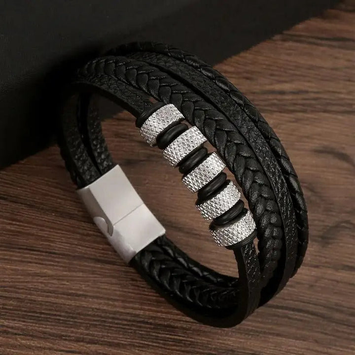 W&W Mode | Robustes Armband Aus Echtleder Mit Schnalle