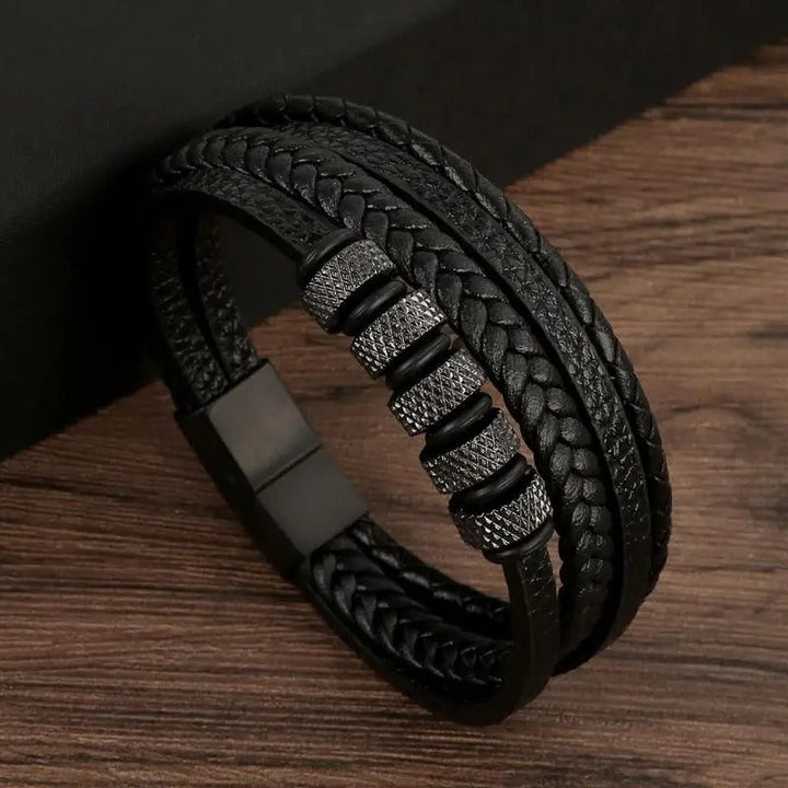 W&W Mode | Robustes Armband Aus Echtleder Mit Schnalle