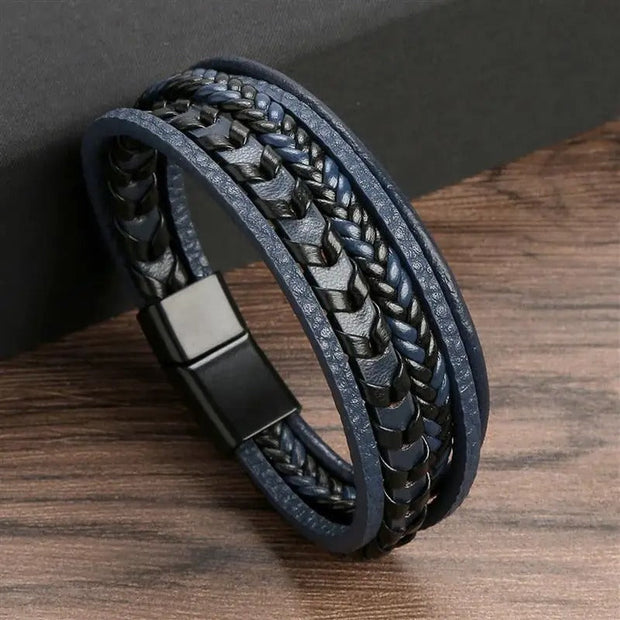WW | Geflochtenes Lederarmband Mit Antikem Verschluss
