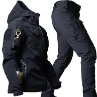 WW | Herren Outdoor Taktik Kapuzenjacke Und Cargo Hosen Satz