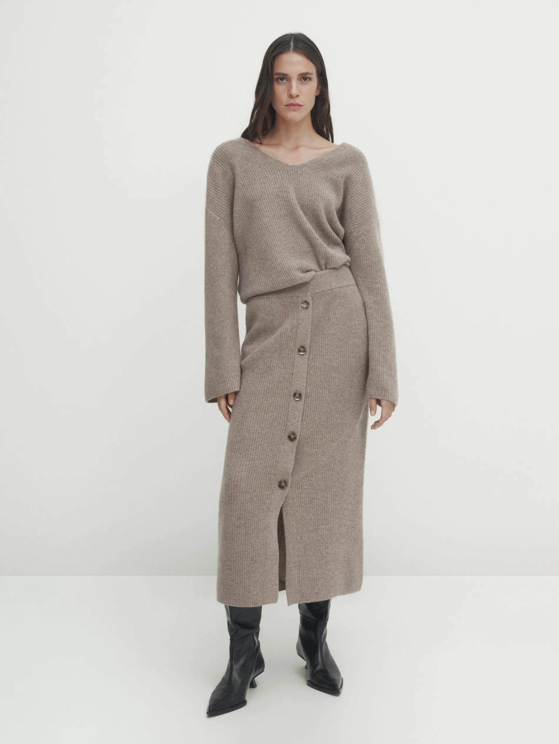 WW | Frans-Geïnspireerde Losse Gebreide Trui