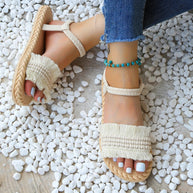WW | Sandalen mit Quastenbändern