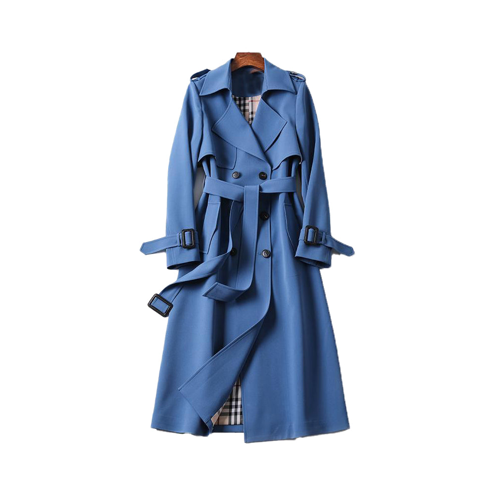 WOLFF - Trenchcoat Voor Dames Met Dubbele Rij Knopen