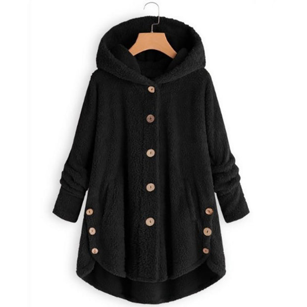 W&W Teddybär Mantel Wolljacke