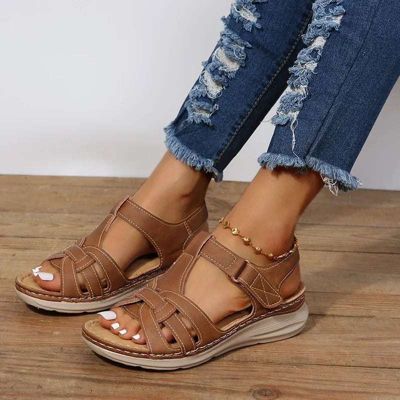 WW | Orthopädische Ledersandalen