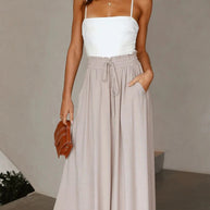 Flare Sommerhose aus Leinen