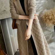 W&W Lange Strickjacke