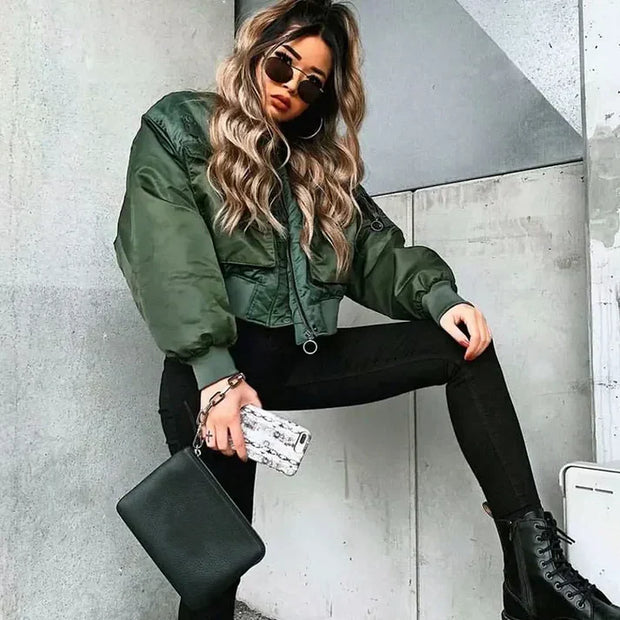 WW | vielseitige damen - bomberjacke