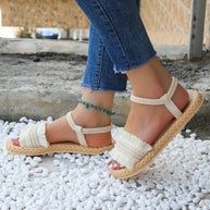 WW | Sandalen mit Quastenbändern