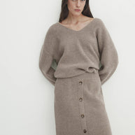 WW | Frans-Geïnspireerde Losse Gebreide Trui