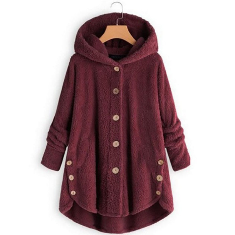 W&W Mode Teddybär Mantel Wolljacke