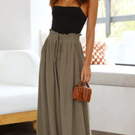 Flare Sommerhose aus Leinen
