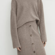 WW | Frans-Geïnspireerde Losse Gebreide Trui