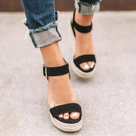 WW | Sandalen mit Offenem Zeh und Knöchelriemen