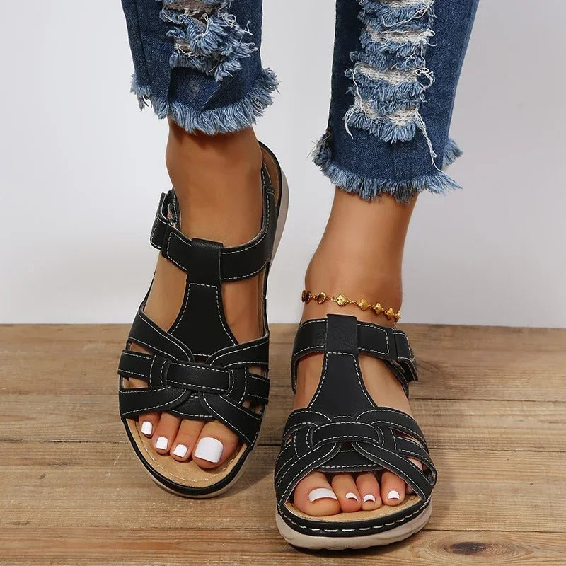 WW | Orthopädische Ledersandalen
