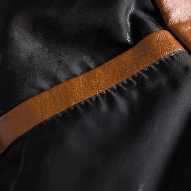 WW | Stylische Lederjacke Für Männer