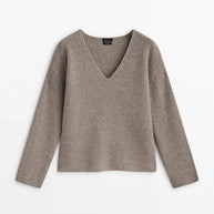 WW | Frans-Geïnspireerde Losse Gebreide Trui