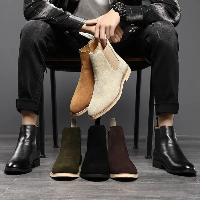 W&W Mode | Chelsea-Stiefel aus Wildleder
