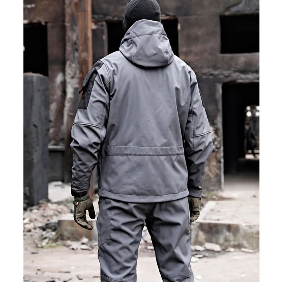 WW | Herren Outdoor Taktik Kapuzenjacke Und Cargo Hosen Satz