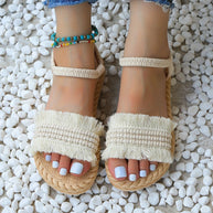 WW | Sandalen mit Quastenbändern