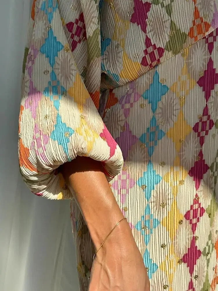 WW | Bunte Geometrische Set für Damen