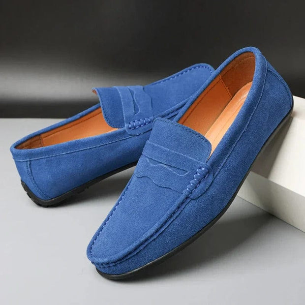 WW | Klassische Wildleder Loafer Für Herren