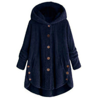 W&W Teddybär Mantel Wolljacke