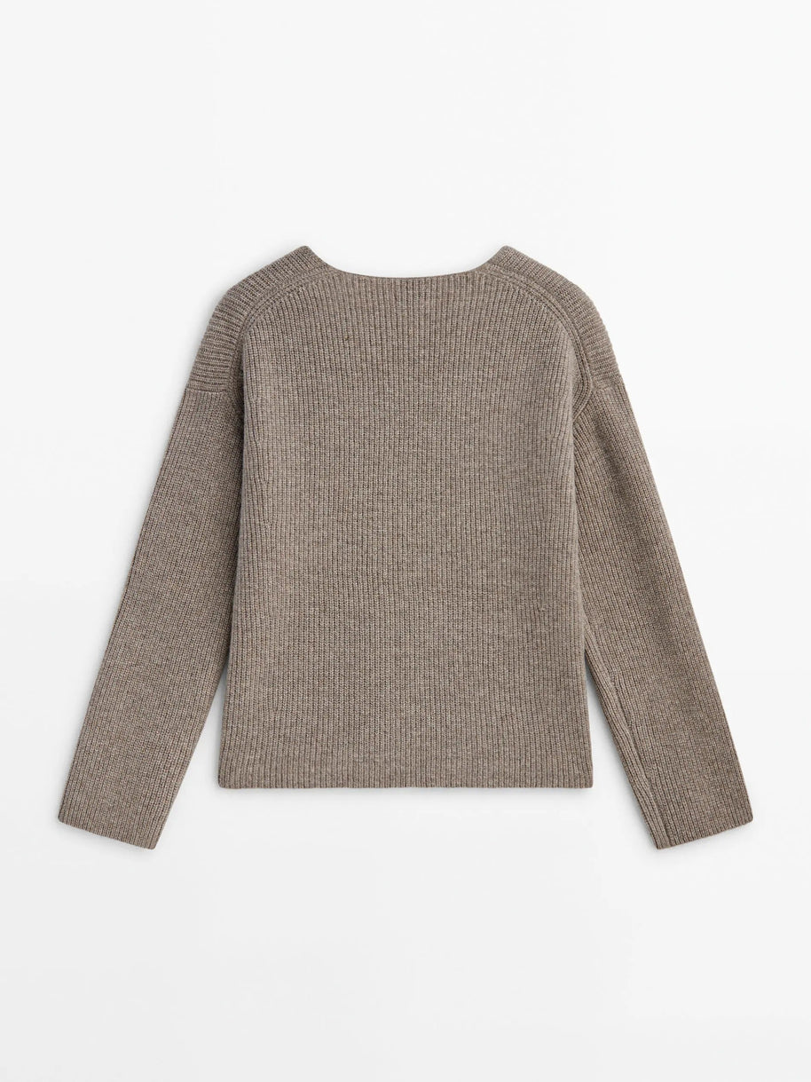 WW | Frans-Geïnspireerde Losse Gebreide Trui