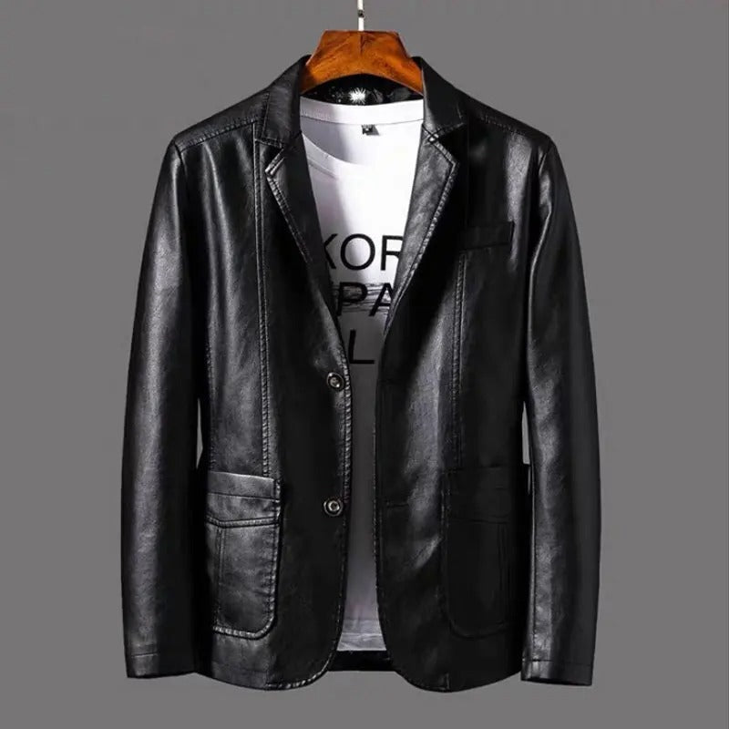 WW | Stylische Lederjacke Für Männer