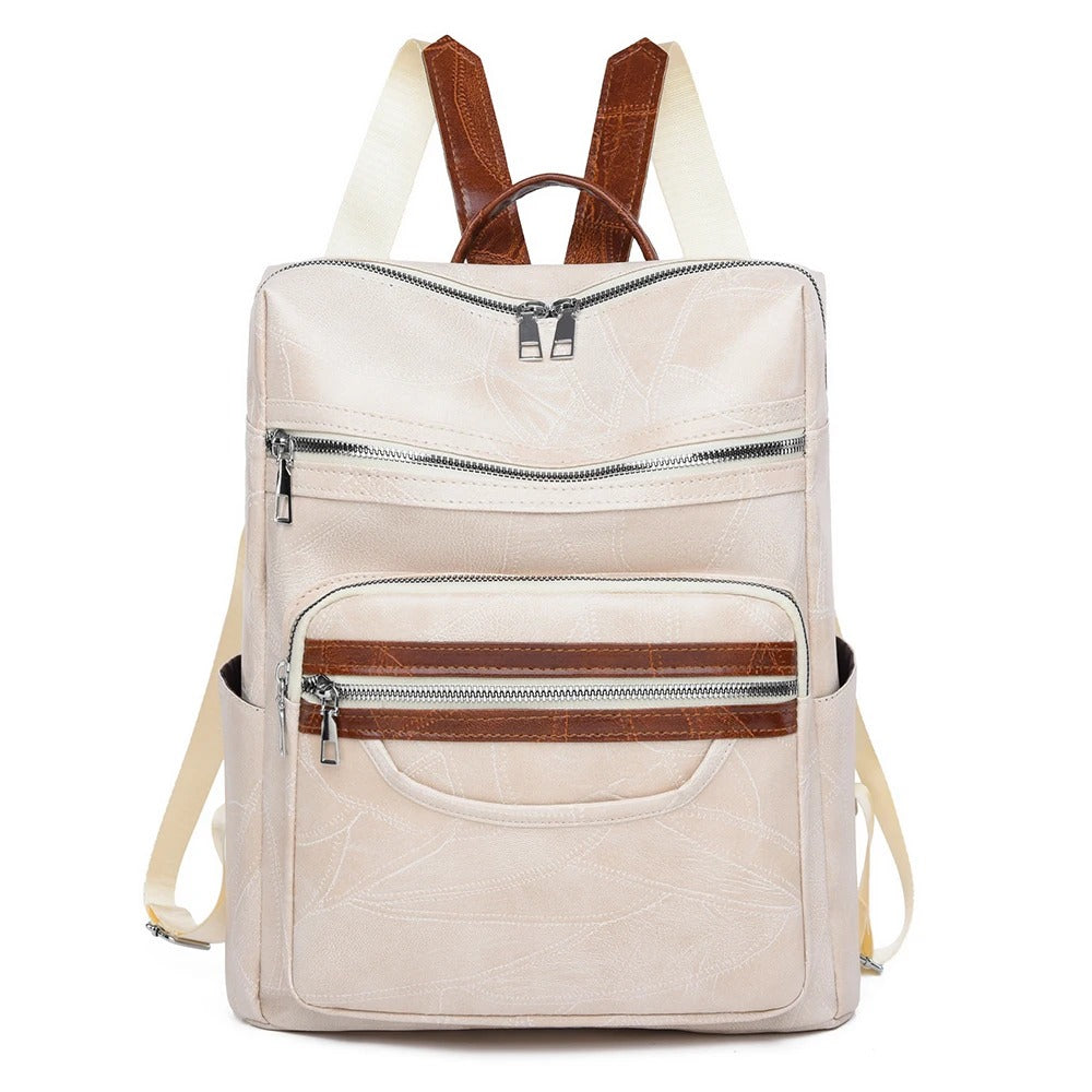 WW | Elegante Leder Rucksack Für Frauen