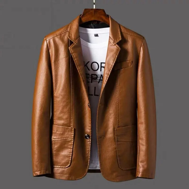 WW | Stylische Lederjacke Für Männer