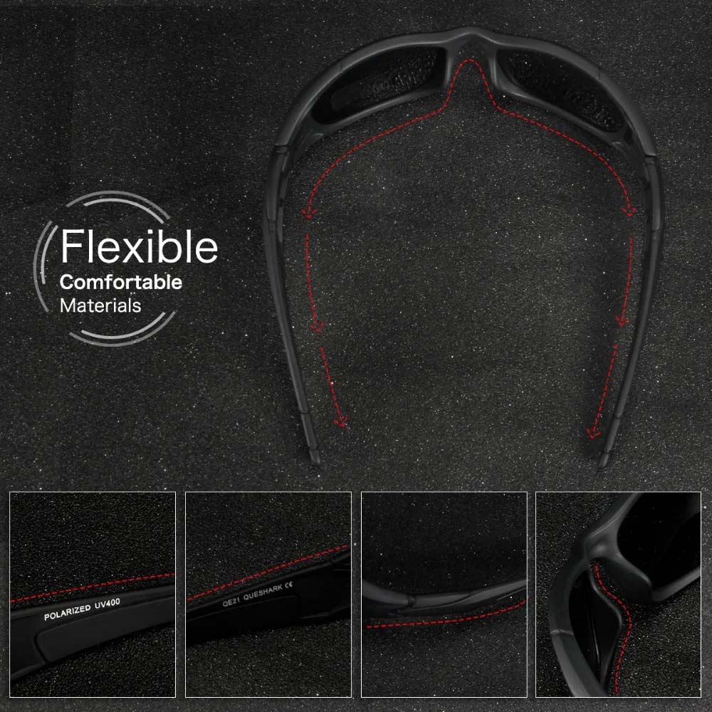 Polarisierte Motorrad-Sonnenbrille mit fotochromatischer Option