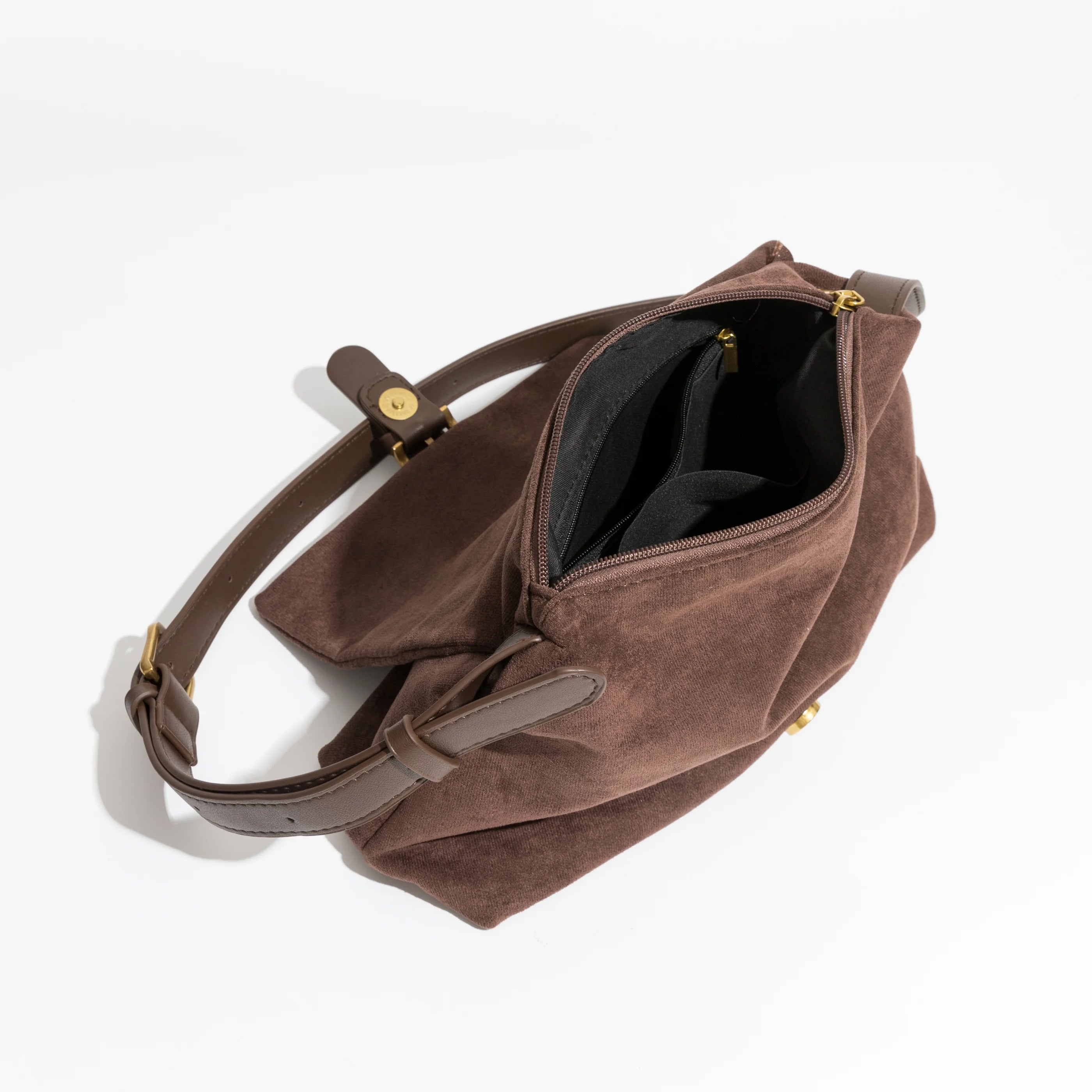 WW | Wildleder Schultertasche für Damen - Stilvolle und Luxus Handtasche