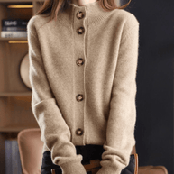 WW | Stylischer Cashmere Strickjacke Für Frauen