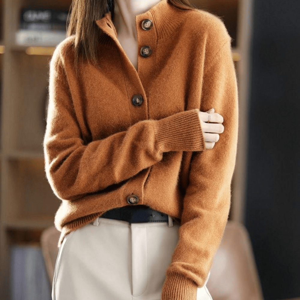W&W Mode - Wohlfühlpullover - Damen Gemütlicher Strickpullover