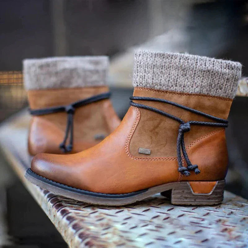 WW – Lederne Herbst-Stiefeletten