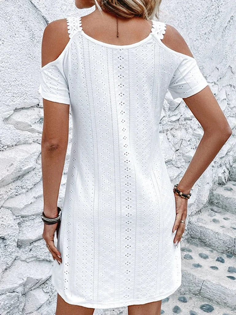 WW | Schicke Kurze Boho Strandkleid