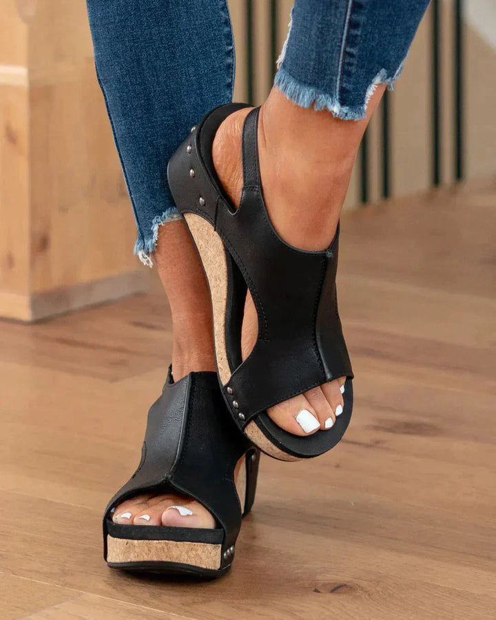 W&W Mode | Sandalen mit mittlerem Absatz