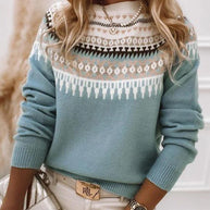 WW | Boho Ethnischer Pullover