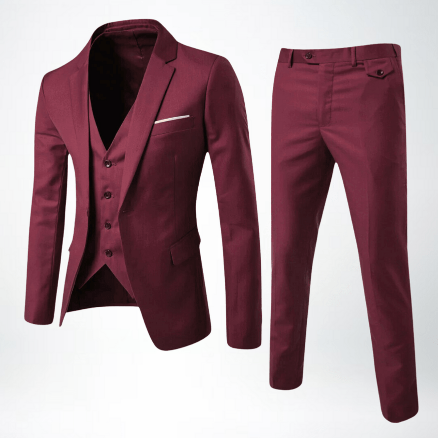 WW | Herren Dreiteilig Anzug Elegantes & Lässiges Design Bequem