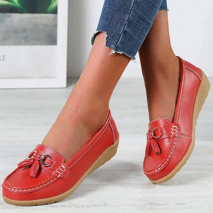 W&W Mode | Orthopädische Leder Loafers