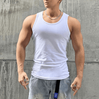 WW | Ärmelloses Fit T-Shirt Herren Bequem Und Schnelltrocknendes Material