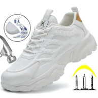 WW | Herren Sicherheitsschuhe Komfortable & Trendy Stahlkappe Arbeitsschuhe