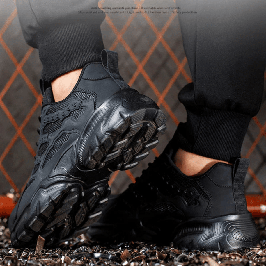 WW | Herren Sicherheitsschuhe Komfortable & Trendy Stahlkappe Arbeitsschuhe