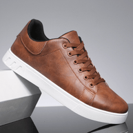 WW | Sneakers Herren Leder Sneakers Komfortabel Trendy Freizeit Sneakers