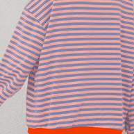 WW | Gestreifter Übergrößenpullover