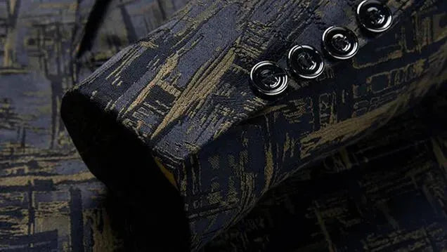 WW | Herren Blazer - Geometrischer Blazer