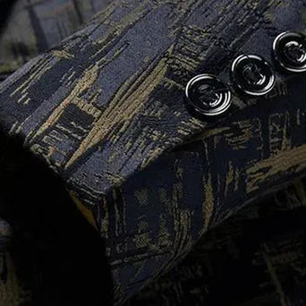 WW | Herren Blazer - Geometrischer Blazer