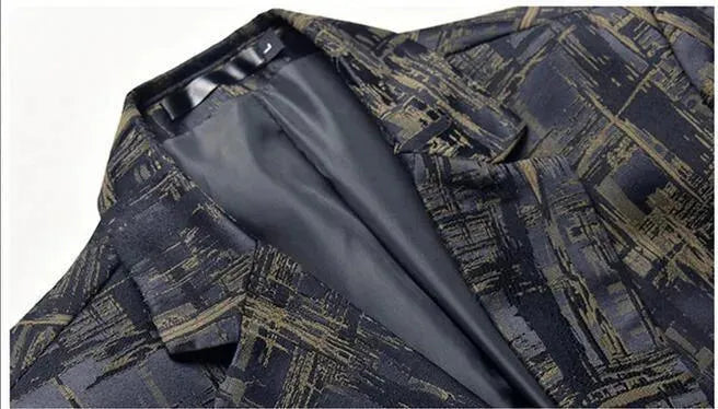 WW | Herren Blazer - Geometrischer Blazer