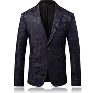 WW | Herren Blazer - Geometrischer Blazer